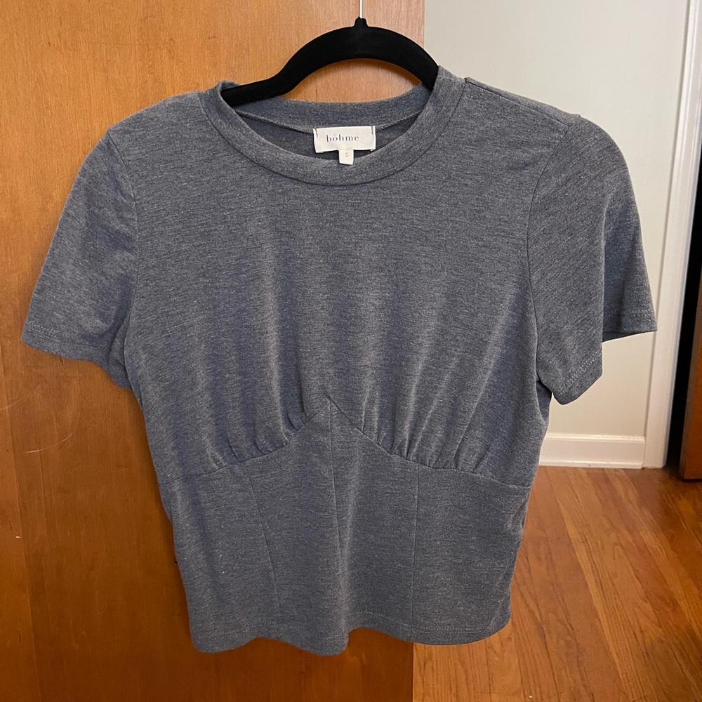 Bohme Cropped Corset Tee